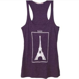 Curious Gypsy Women's Fashion Eiffel Tower Graphic Design Tank Top